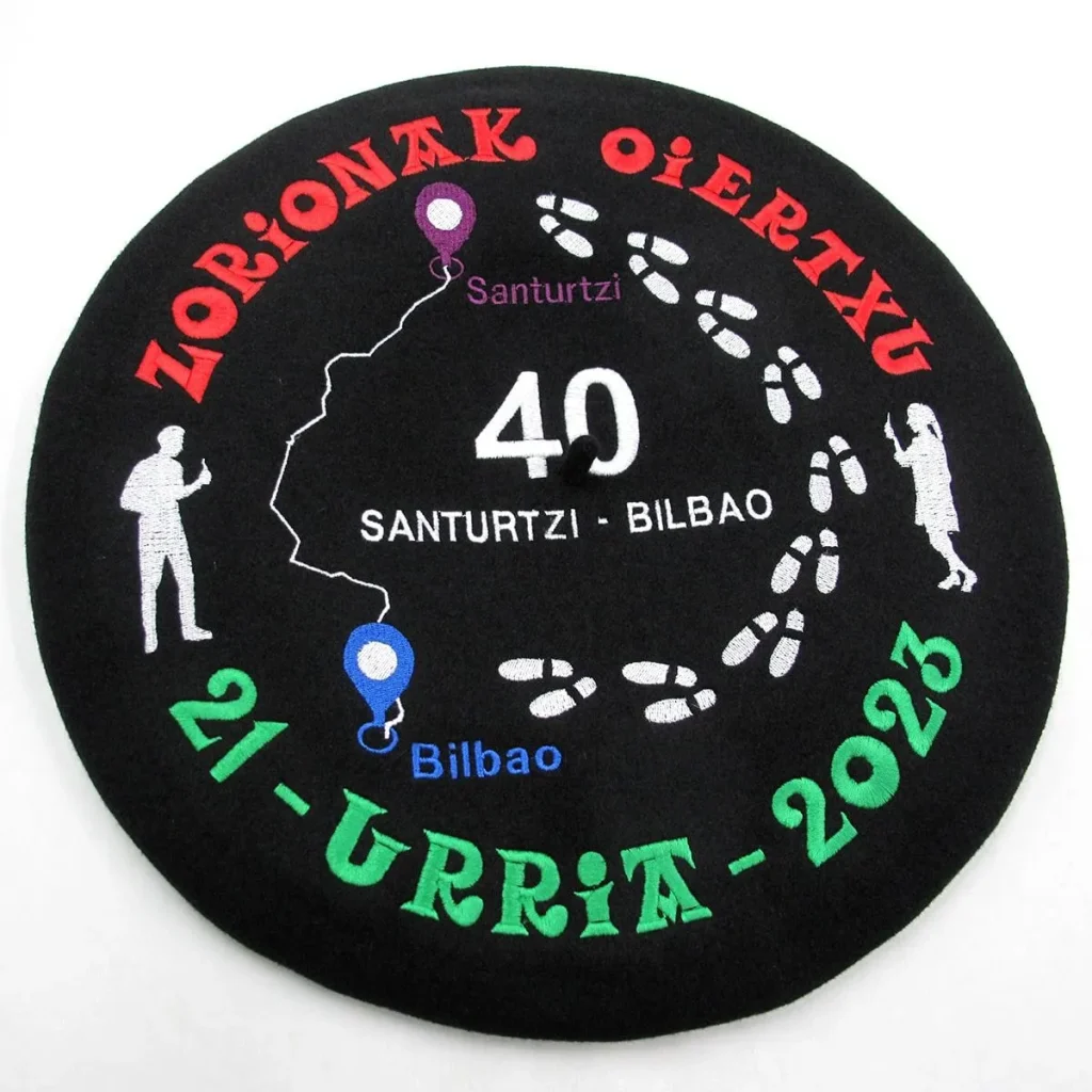 Txapelas para homenajes